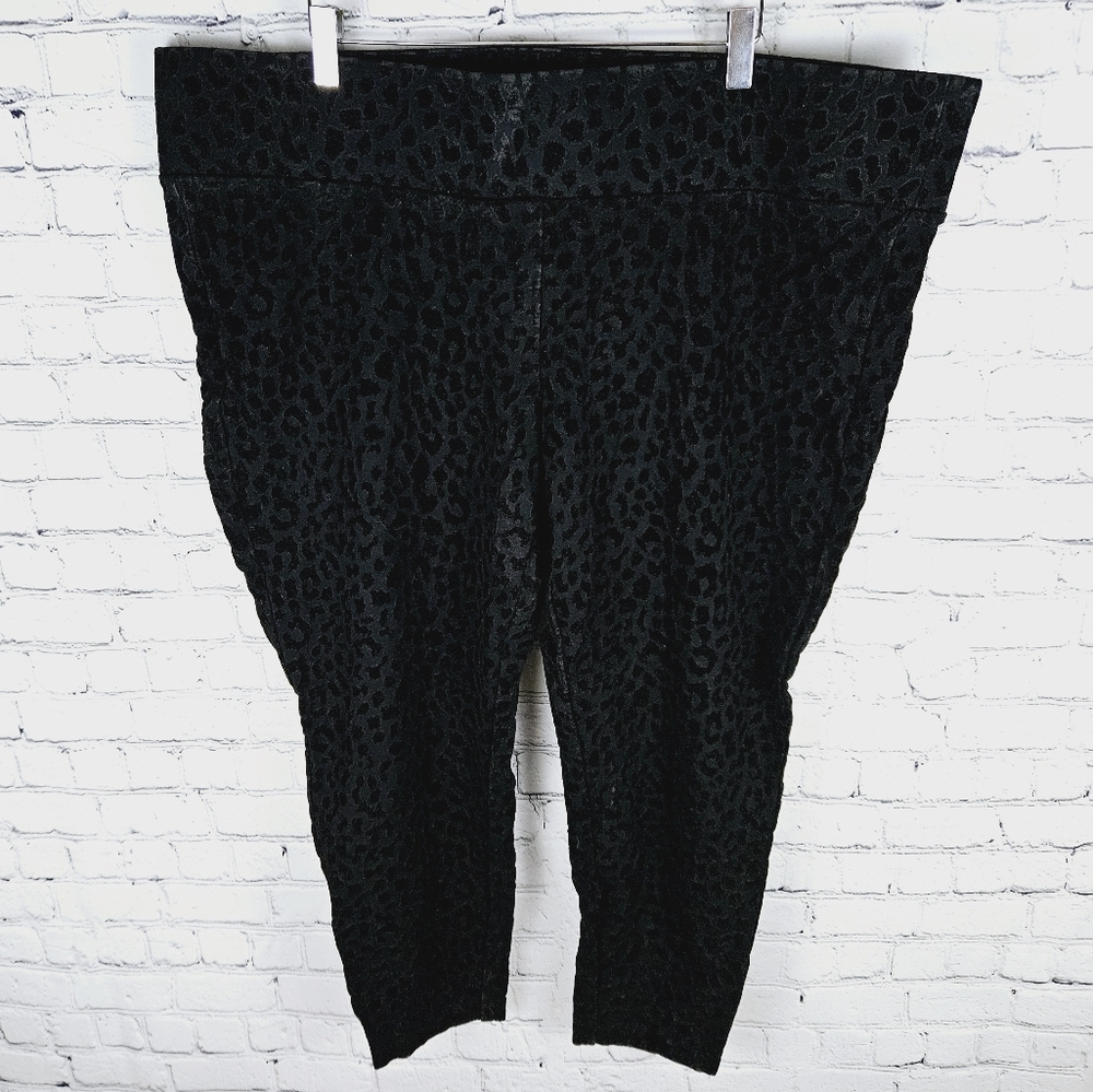 TORRID | Pixie leopard velvet flocked stretch legging pants